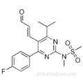 Metanossulfonamida, N- [4- (4-fluorofenil) -6- (1-metiletil) -5 - [(1E) -3- oxo-1-propenil] -2-piri-midinil] -N-metil- CAS 890028- 66-7